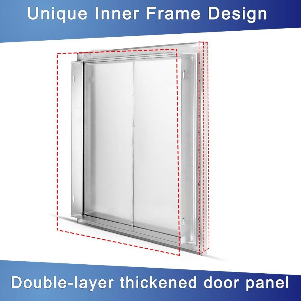 42 W x 21 H Stainless Steel Single Access Door V4227