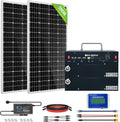 400W 1.6KWH Complete Solar Power System with 2 Solar Panels and Power Station I6982
