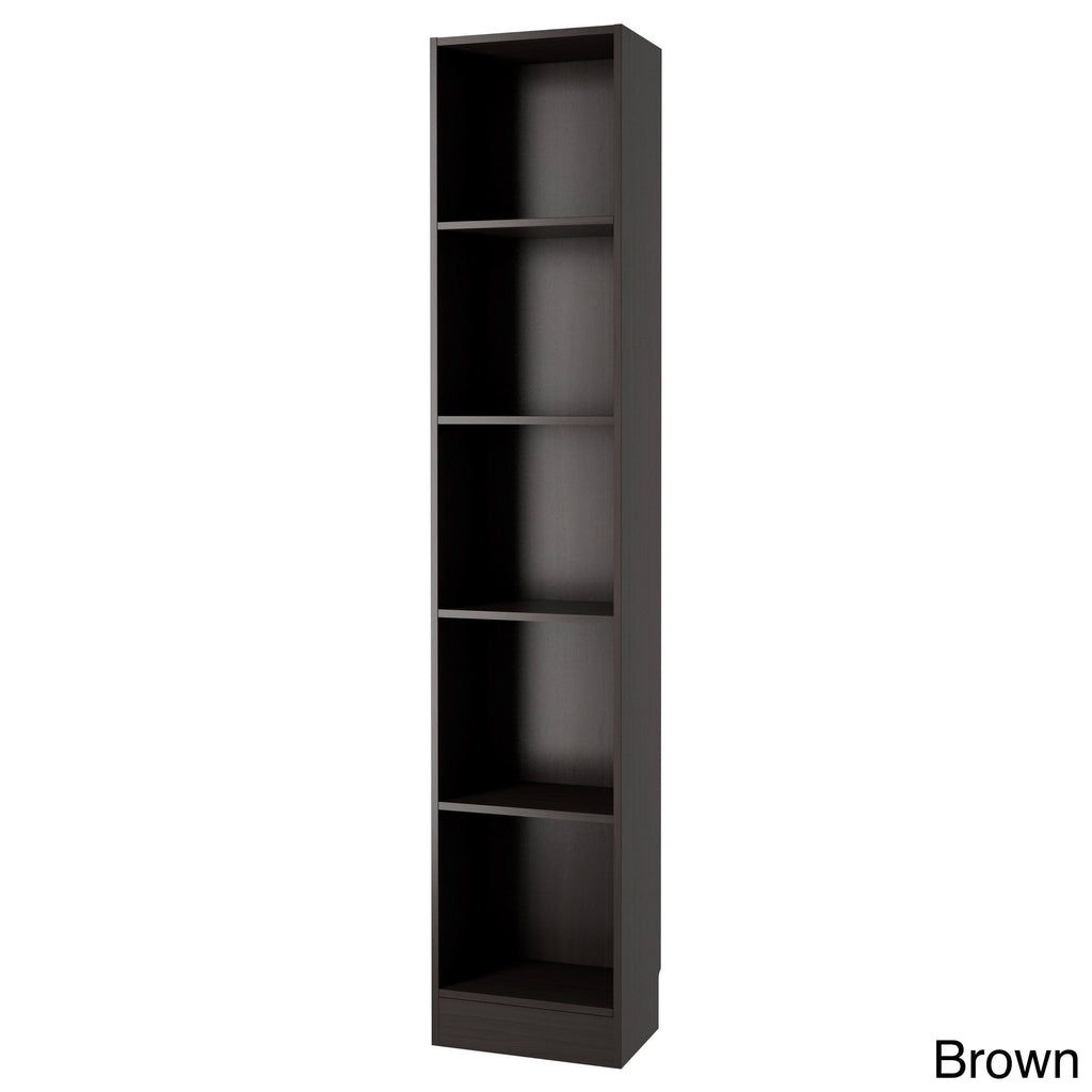 Tall Narrow 5-Shelf Bookcase N951573