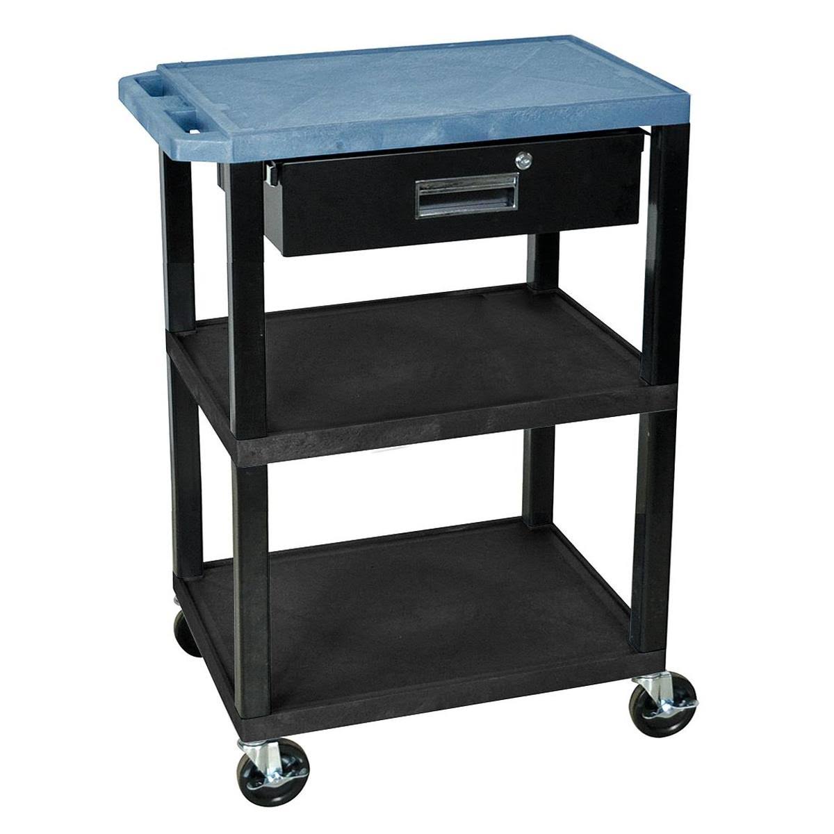 Utility Cart 200 lb. Cap Resin 3 Shlvs Z6092