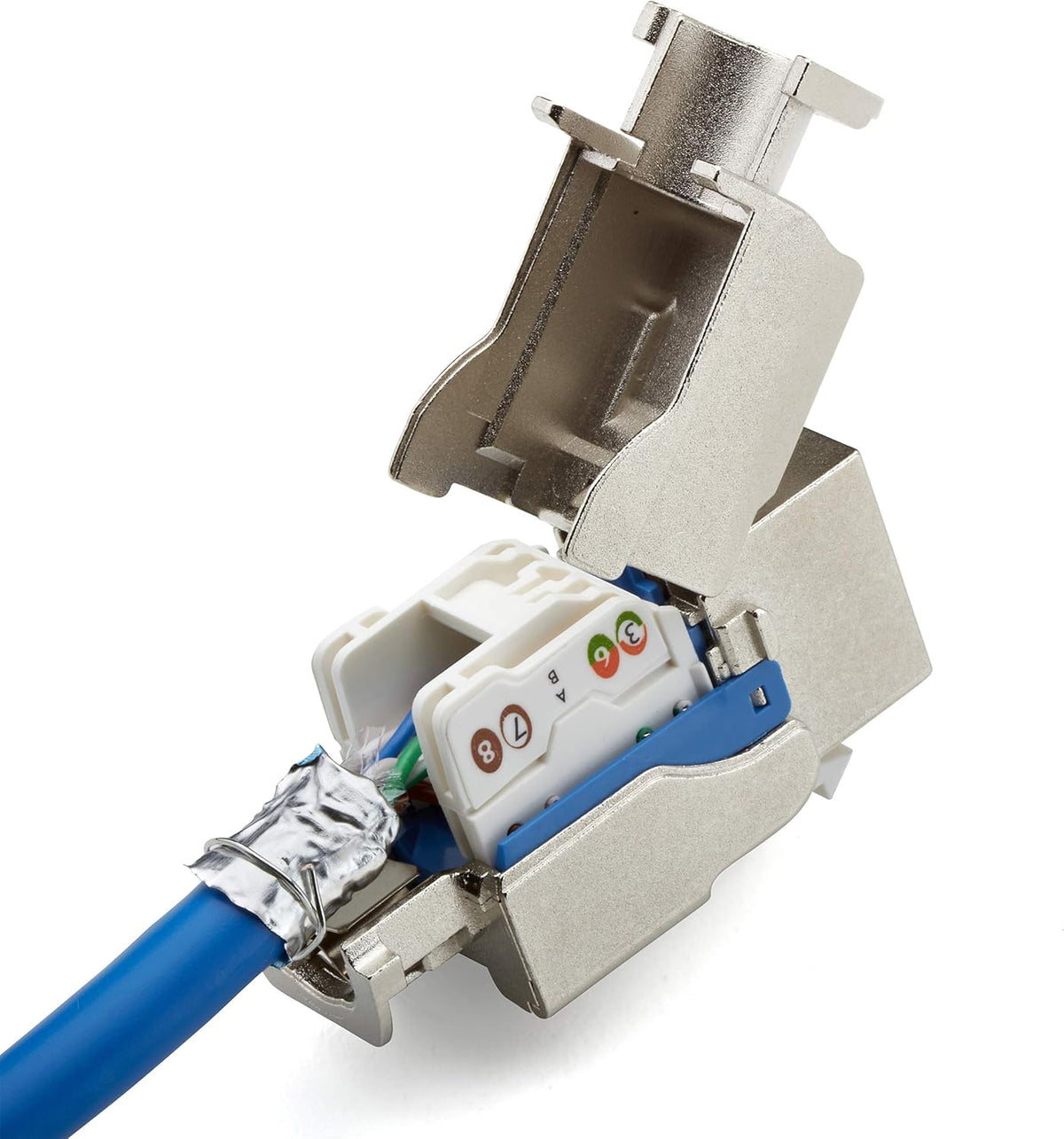 Shielded Cat5e Keystone Jack 12 Pack T235730