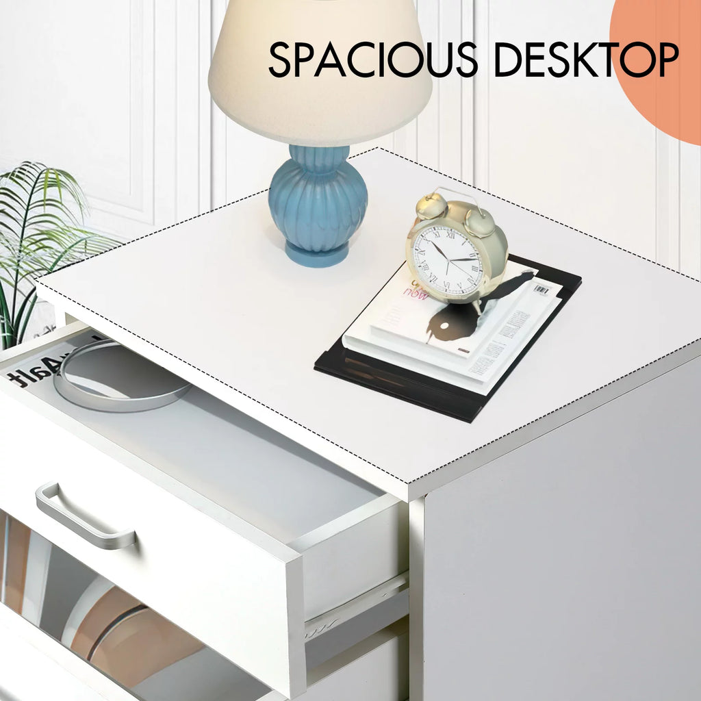 White 5 Drawer Storage Dresser H27232