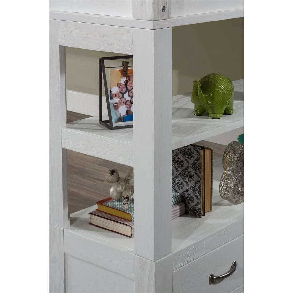 Twin Solid Wood Loft Bed with Dresser L813
