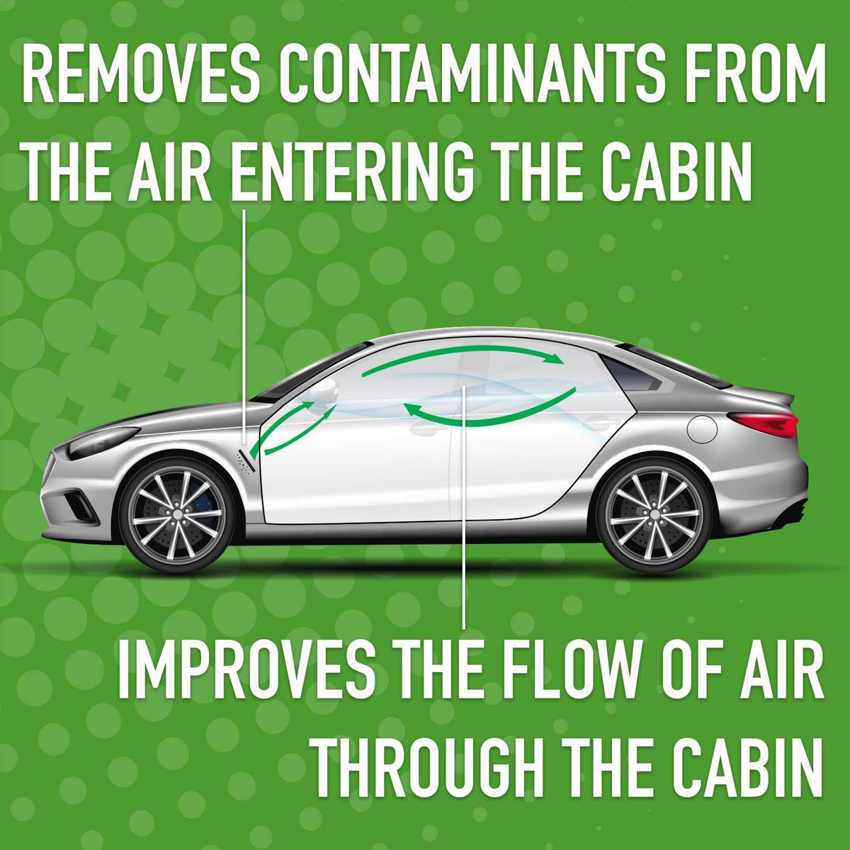 High Efficiency Cabin Air Filter with Baking Soda X238707