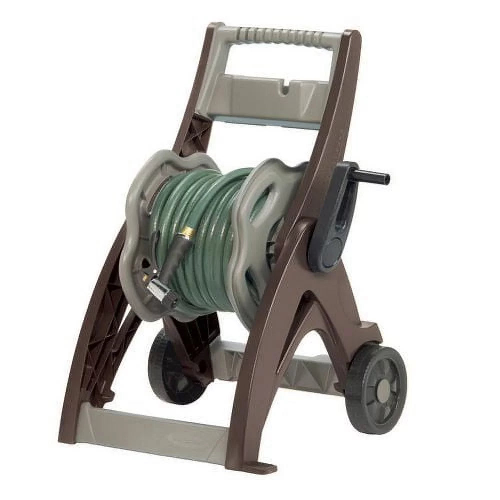 175 ft. Hose Reel Cart, Mocha and Taupe T92295