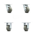 Thermoplastic Rubber Caster Set of 4 Y85395