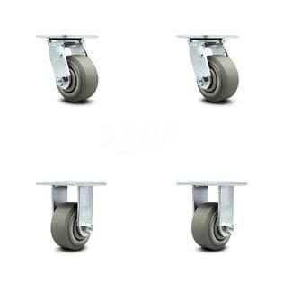 Thermoplastic Rubber Caster Set of 4 Y85395