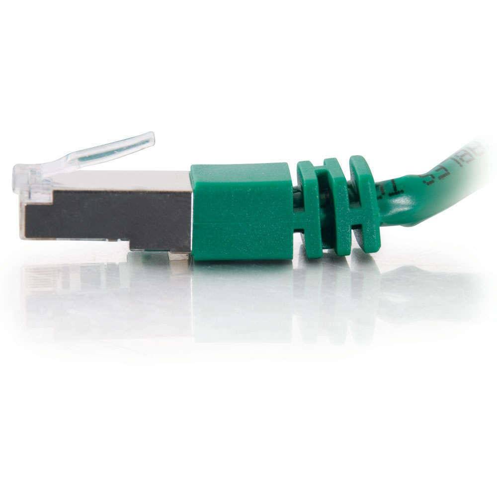 150ft Cat5e Molded Shielded (STP) Network Patch Cable, Green A30559