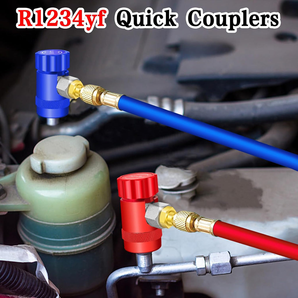 R1234yf Adapter Kit with Self-Sealing Can Taps F269532