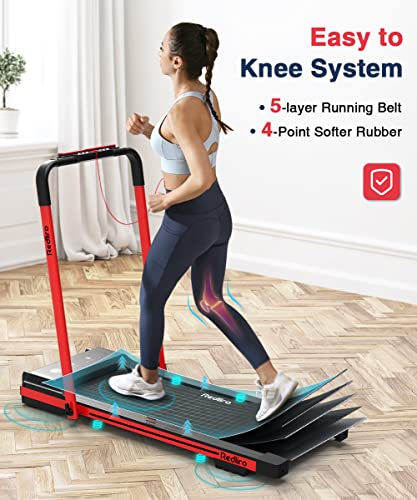 Under Desk Treadmill, 2 in 1 Motorized Portable Foldable Walking Pad with Remote Control Q477670