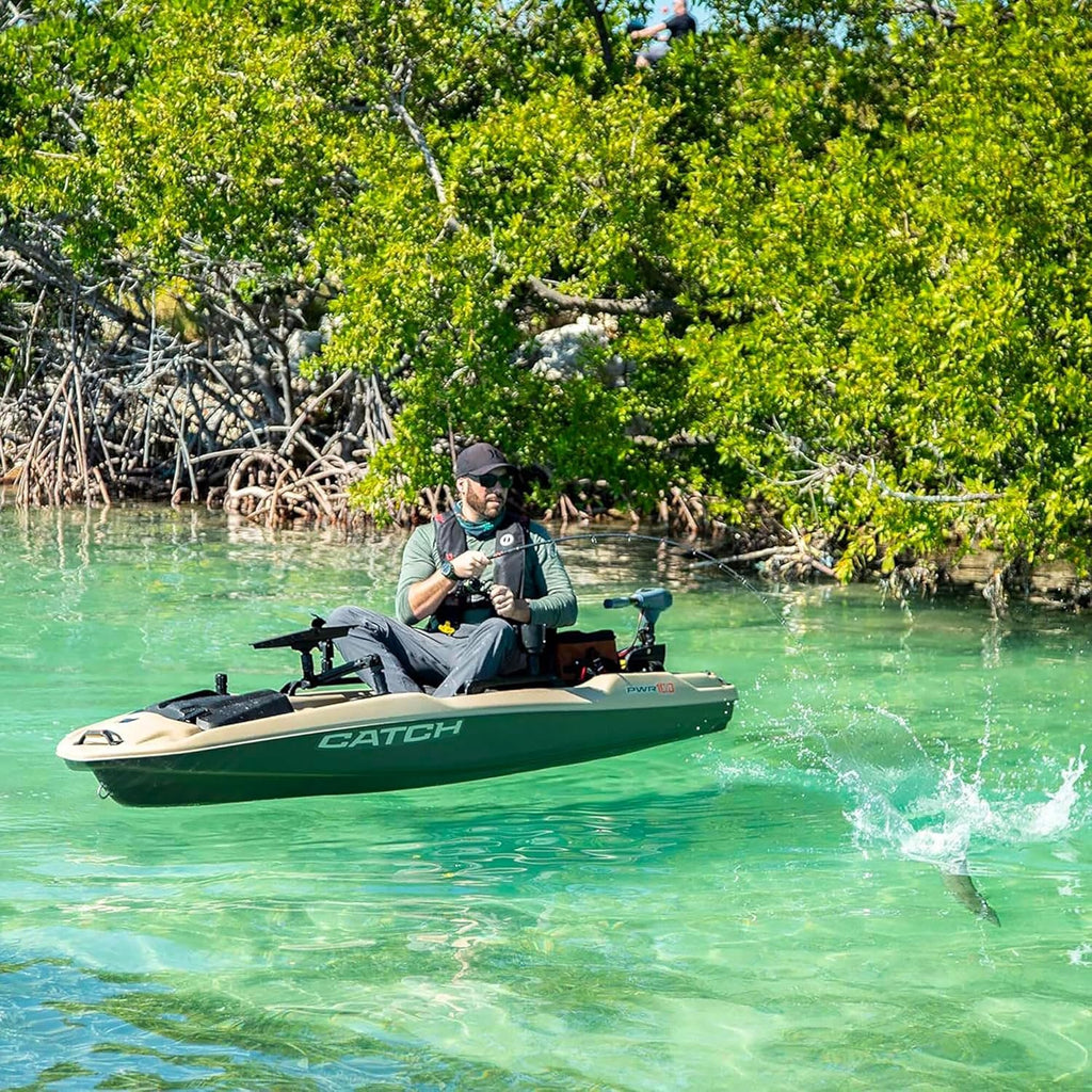 Forest Green Magnetic Grey 10 ft Sit-on-Top Fishing Kayak M9217