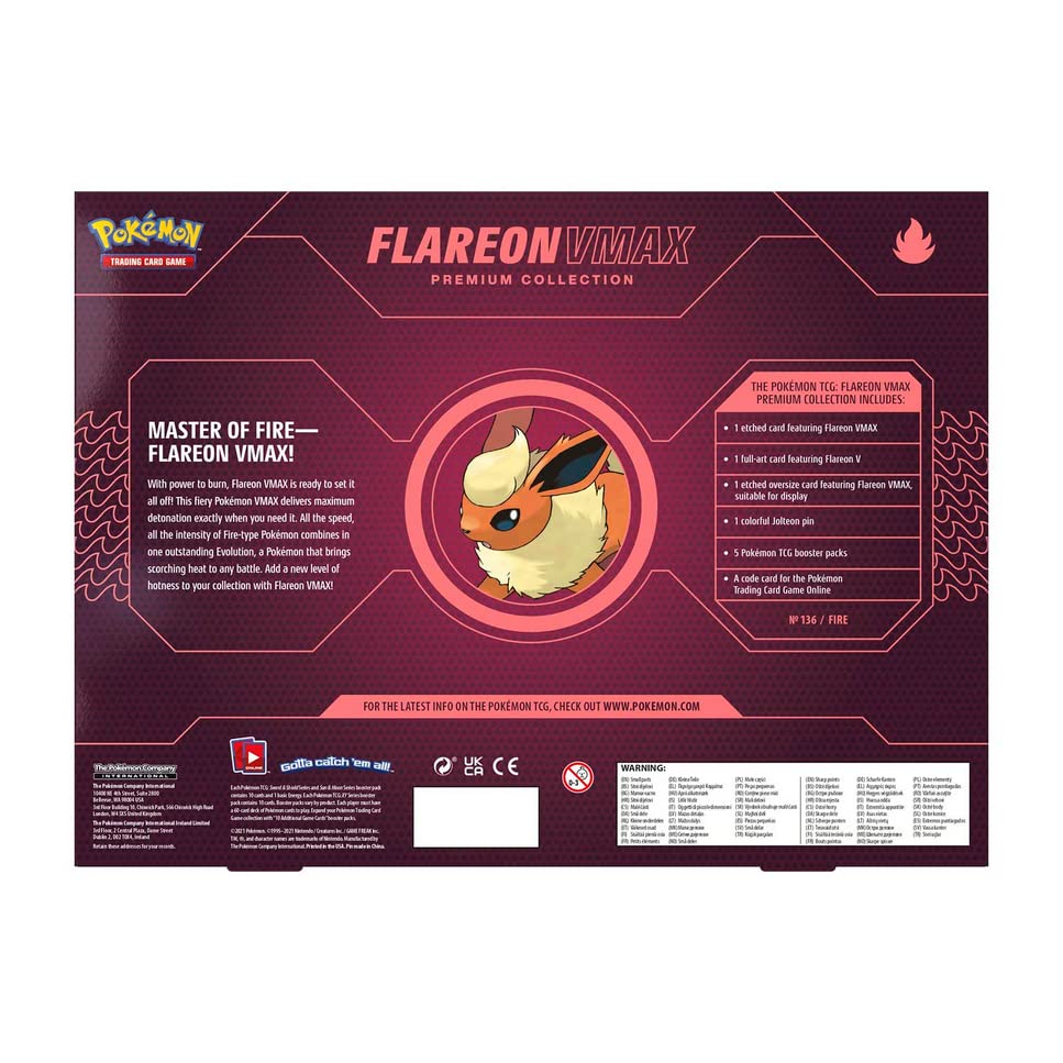 Eevee Evolutions Flareon VMAX Premium Collection D3448