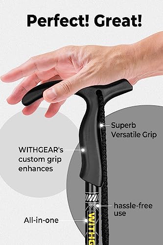Adjustable Black Walking Cane Q805