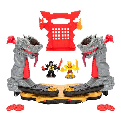 Ninja Star Battle Arena with 2 Exclusive Warriors, Weapons Rack, 6 Ninja Star Discs C386743