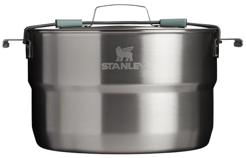 26-Piece Camp Kitchen Cook Set with 4 qt Pot, 8in Fry Pan, Plates, Bowls, Utensils Y160057