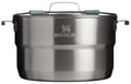 26-Piece Camp Kitchen Cook Set with 4 qt Pot, 8in Fry Pan, Plates, Bowls, Utensils Y160057