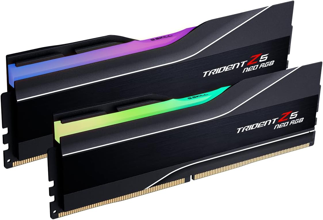 32GB (2x16GB) DDR5 RAM 6000MT/s CL36-36-36-96 Matte Black Desktop Computer Memory H612