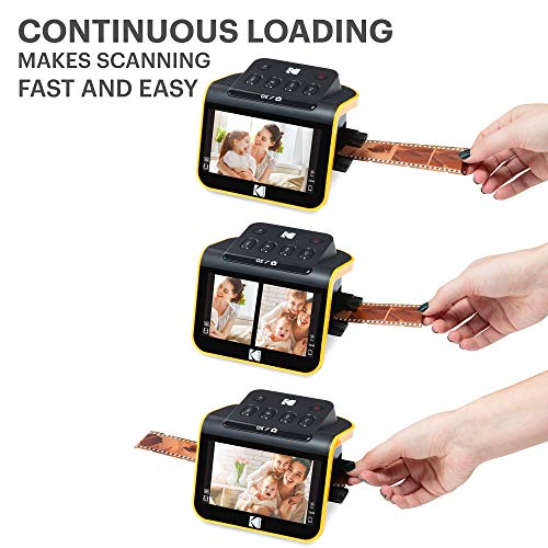 Film & Slide Scanner with 5" LCD Screen, 22MP JPEG Photos X2605