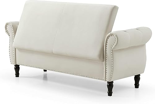 Grey Button Tufted Velvet Upholstered Storage Bench Ottoman with Pillow T985