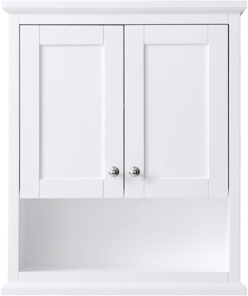 Wall-Mounted Bathroom Storage Cabinet in White R4979