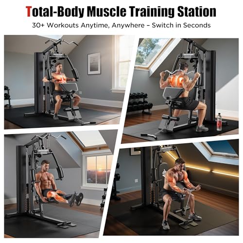 154LBS Weight Stack Multi Home Gym Station W601137