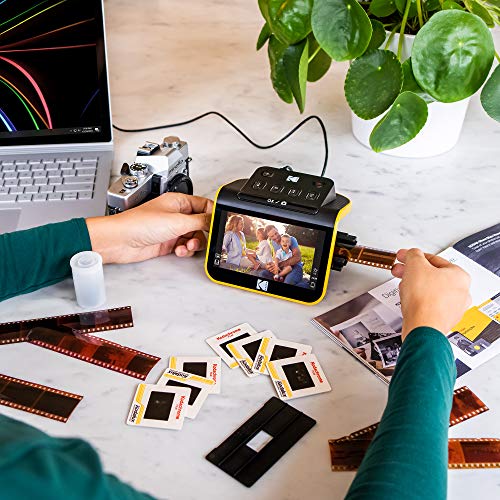 Film & Slide Scanner with 5" LCD Screen, 22MP JPEG Photos X2605