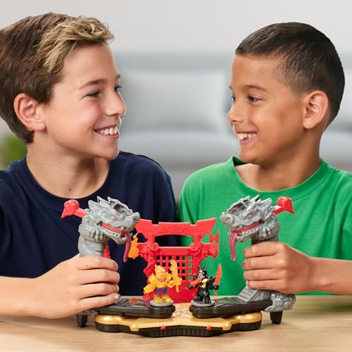 Ninja Star Battle Arena with 2 Exclusive Warriors, Weapons Rack, 6 Ninja Star Discs C386743