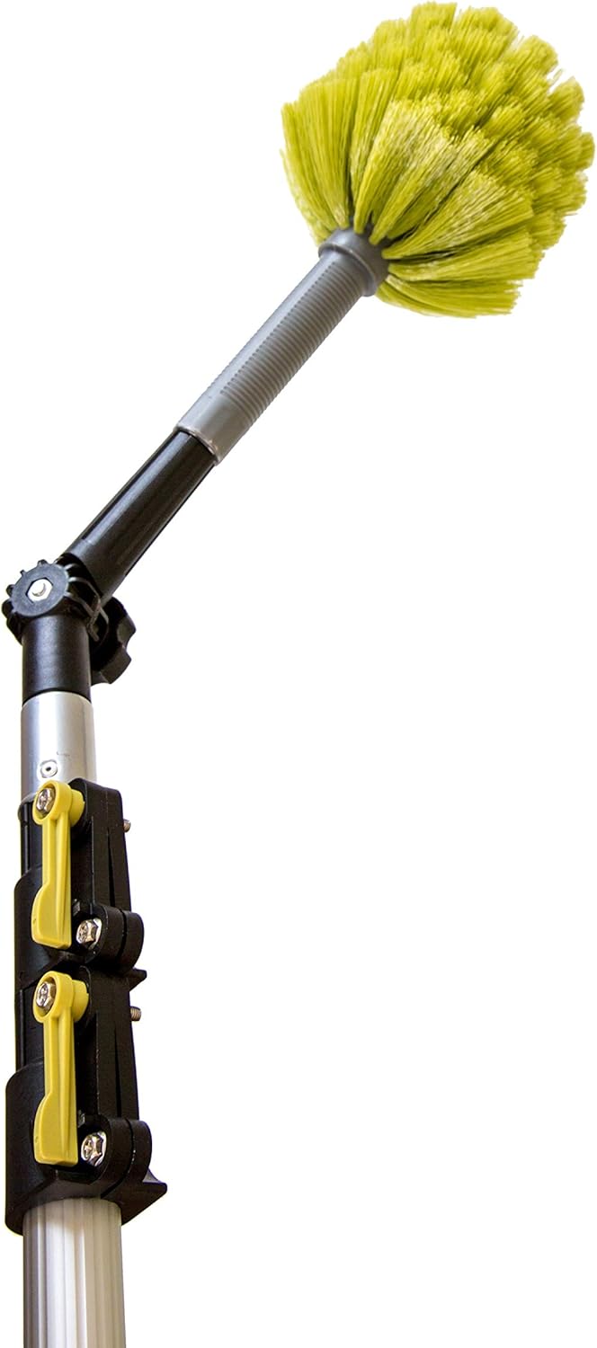 5-12 Foot Telescoping Extension Pole with Cobweb Duster Pack of 2 S5996