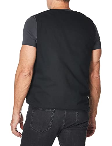 Relaxed Fit Washed Duck Sherpa Lined Vest N70612
