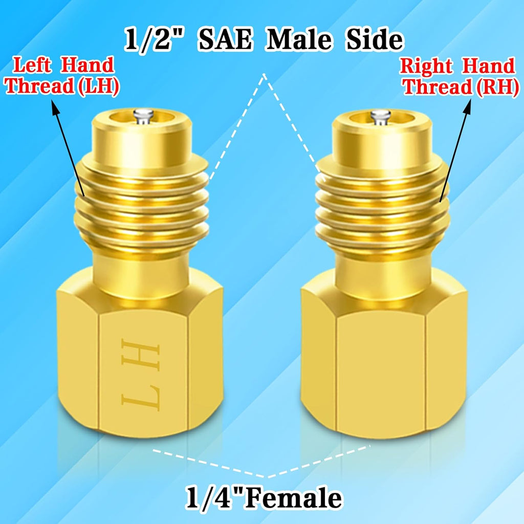 R1234yf Adapter Kit with Self-Sealing Can Taps F269532