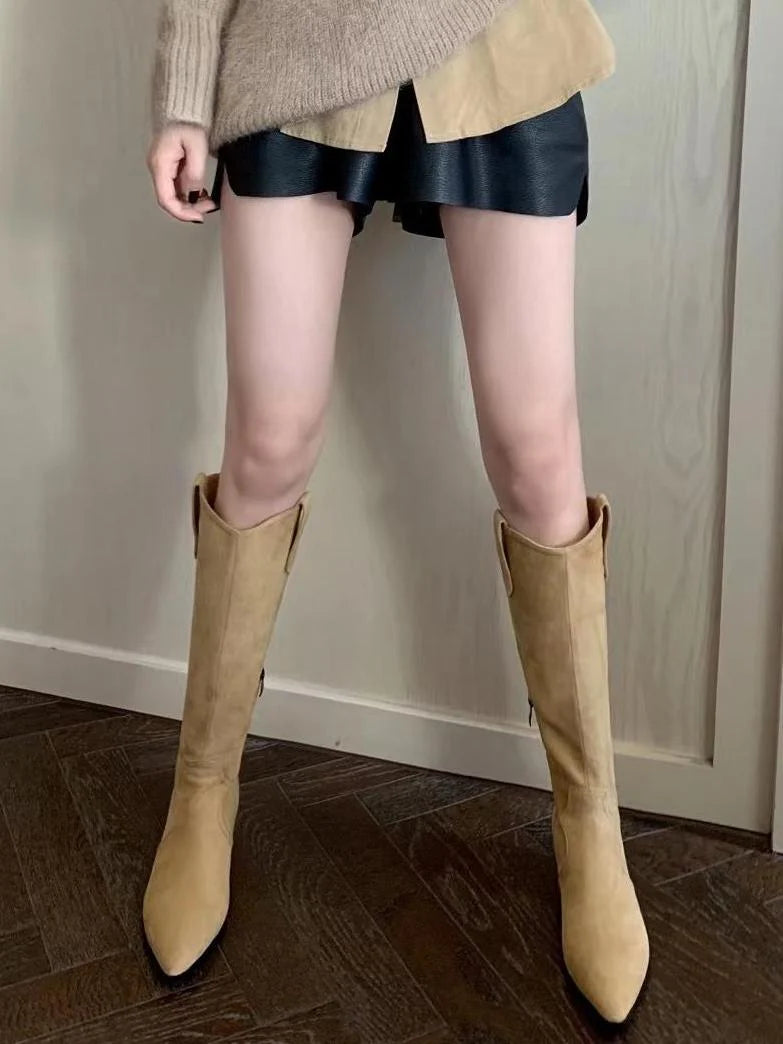 Western Mid-Calf Boots F3271