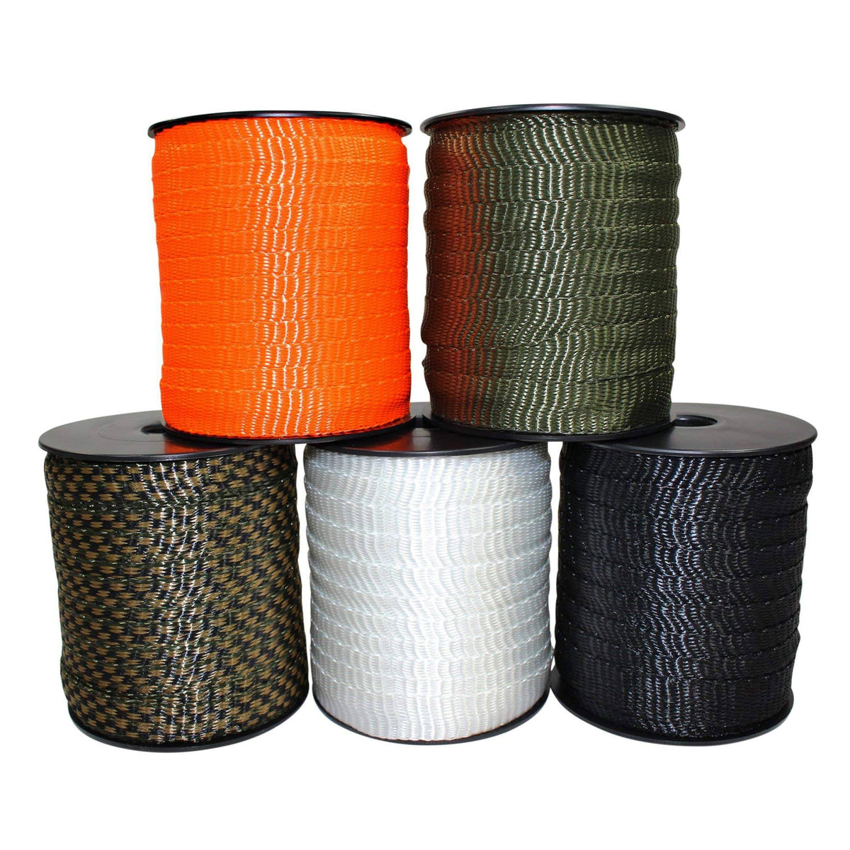 Polyester Flat Rope 5/8 x 3000ft Camo E7428
