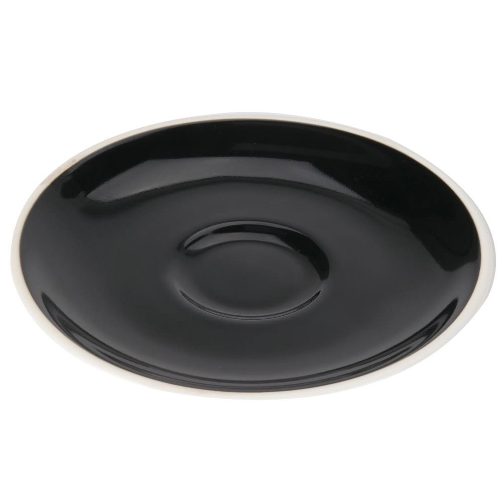 Black 3.5 oz Espresso Cup with Saucer D759737