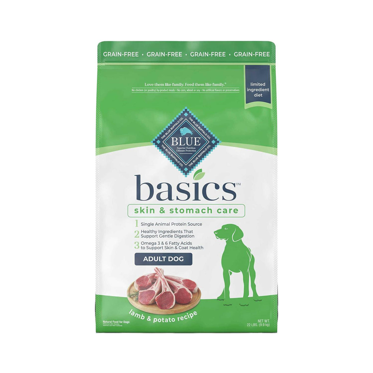 Grain Free Adult Dry Dog Food Lamb & Potato N7991