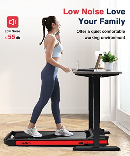 Under Desk Treadmill, 2 in 1 Motorized Portable Foldable Walking Pad with Remote Control Q477670