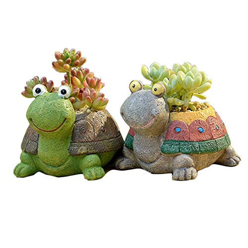 Turtle Resin Succulent Planter V8466