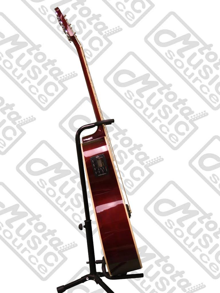 Flame Black Cherry Acoustic-Electric Guitar C186