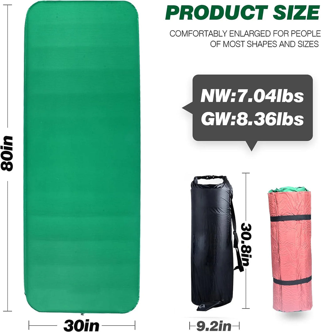 4 Inch Self Inflating Memory Foam Camping Mat O35477