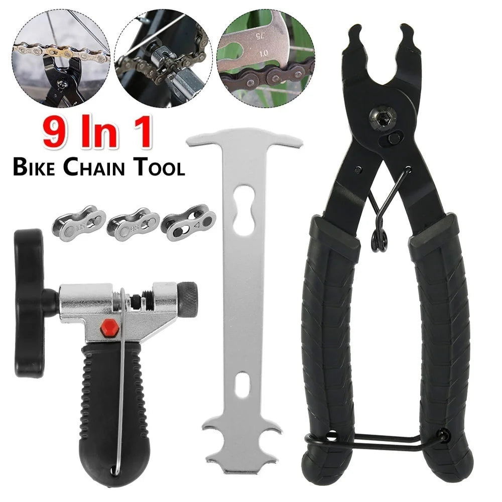 9 In 1 Bicycle Chain Repair Tool Kit S864