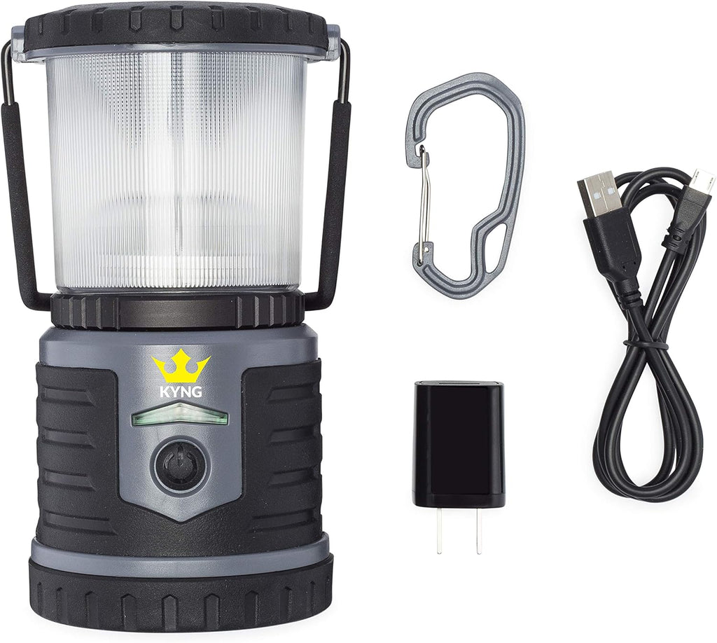 Rechargeable LED Lantern with USB Cord and Wall Plug S428