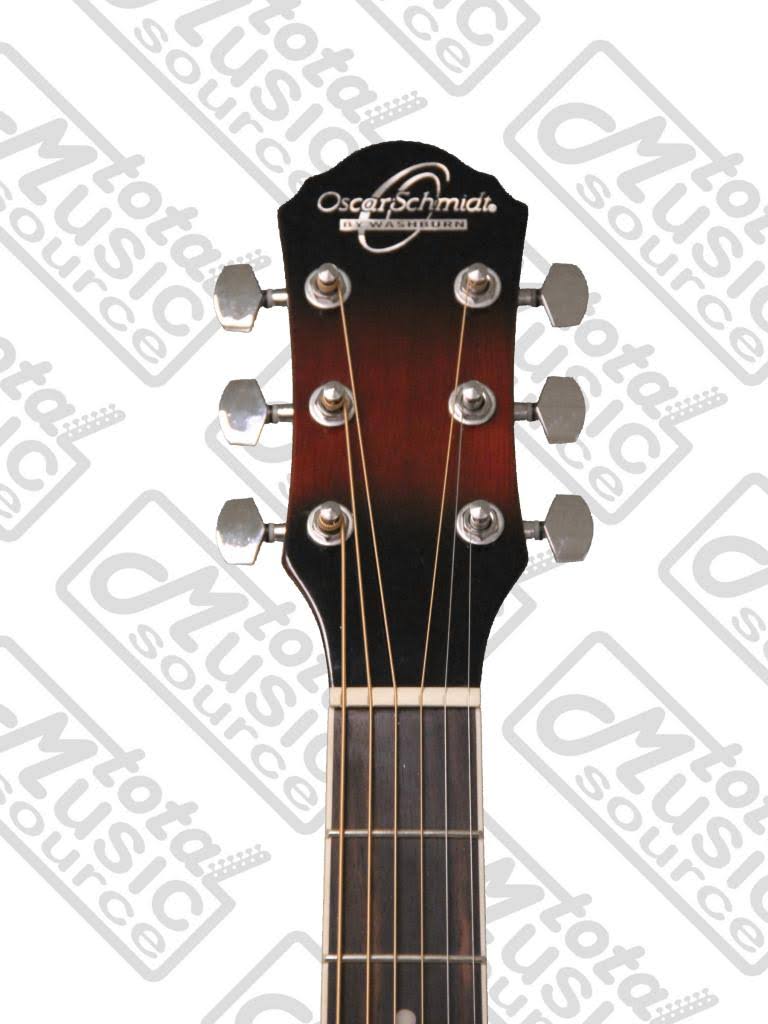 Flame Black Cherry Acoustic-Electric Guitar C186