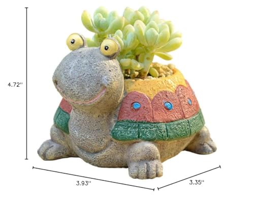 Turtle Resin Succulent Planter V8466