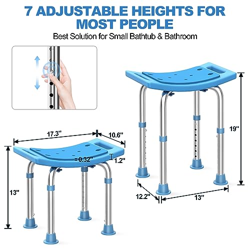 Stainless Steel Adjustable Shower Stool B706
