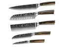 Set of 5 Damascus Steel Chef Knife B282656