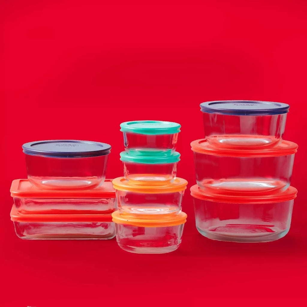 30-Piece Glass Food Storage Containers J293