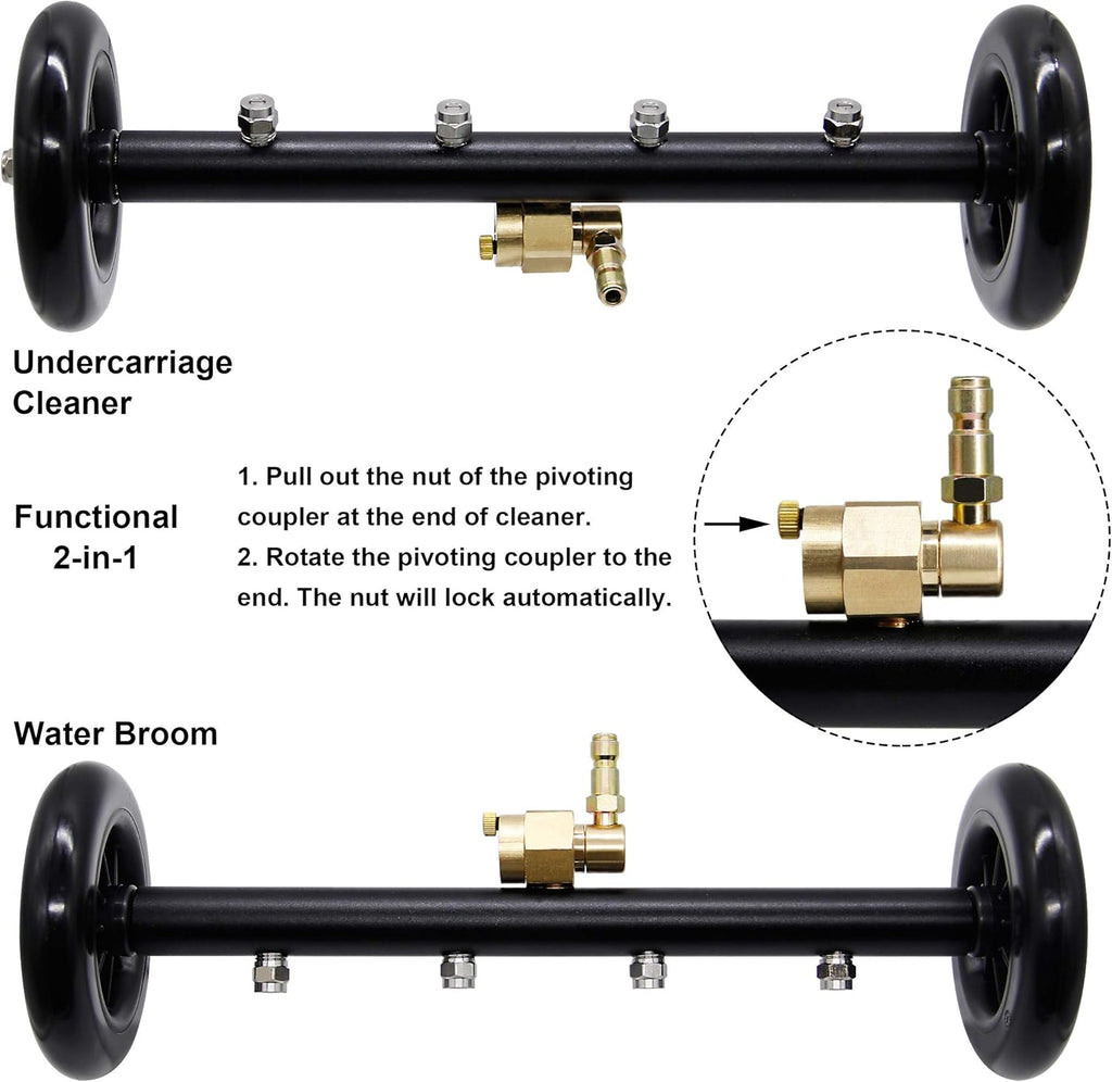 16 Inch Undercarriage Cleaner for Pressure Washer, 4000 PSI U15868