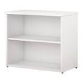 White 2 Shelf Bookcase L487
