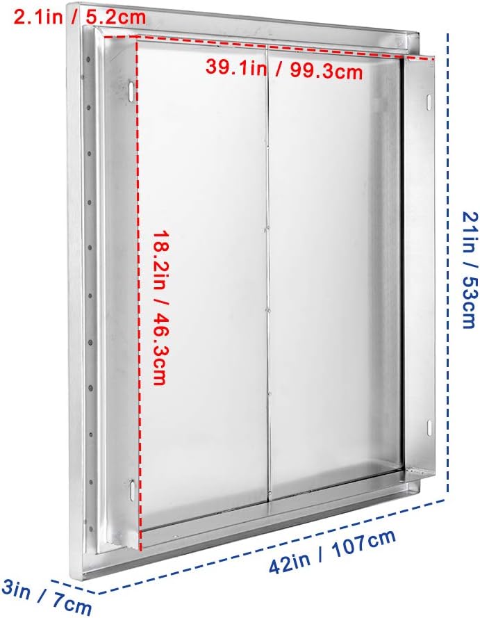 42 W x 21 H Stainless Steel Single Access Door V4227