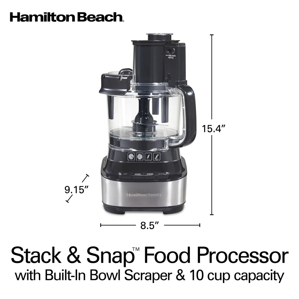10 Cup Black Food Processor I793593