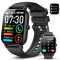 Black 1.85" Smart Watch with Heart Rate Monitor Y675746